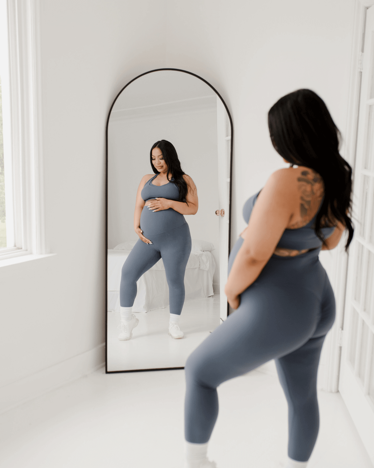 AXK CORE Curve Maternity Legging - Blue | Milk & Baby