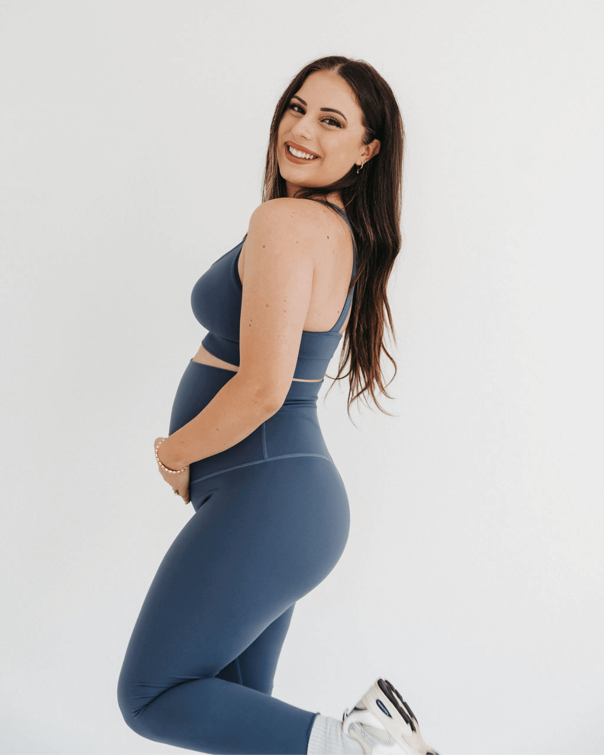 AXK CORE Curve Maternity Legging - Blue | Milk & Baby