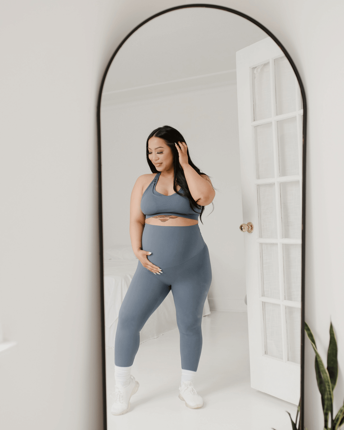 AXK CORE Curve Maternity Legging - Blue | Milk & Baby