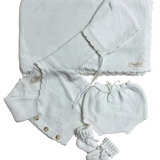 Bring Me Home Scallop Bundle | White | Milk & Baby