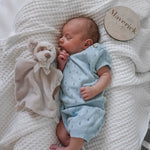 Luna + Luca Pointelle Set - Sky Blue | Milk & Baby