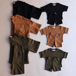 Kids Biker Short Set | Milk & Baby
