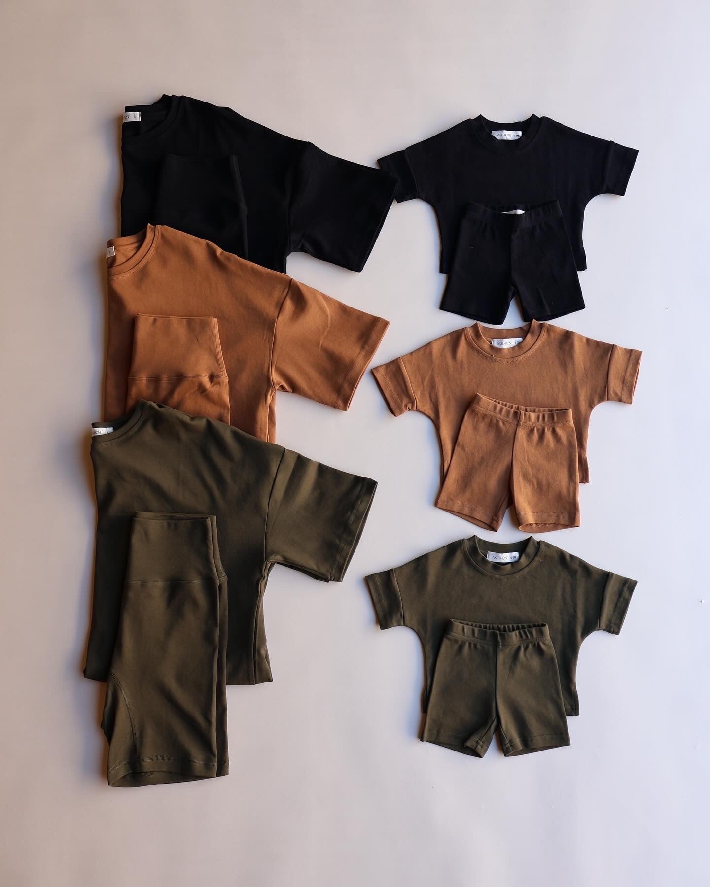 Kids Biker Short Set | Milk & Baby