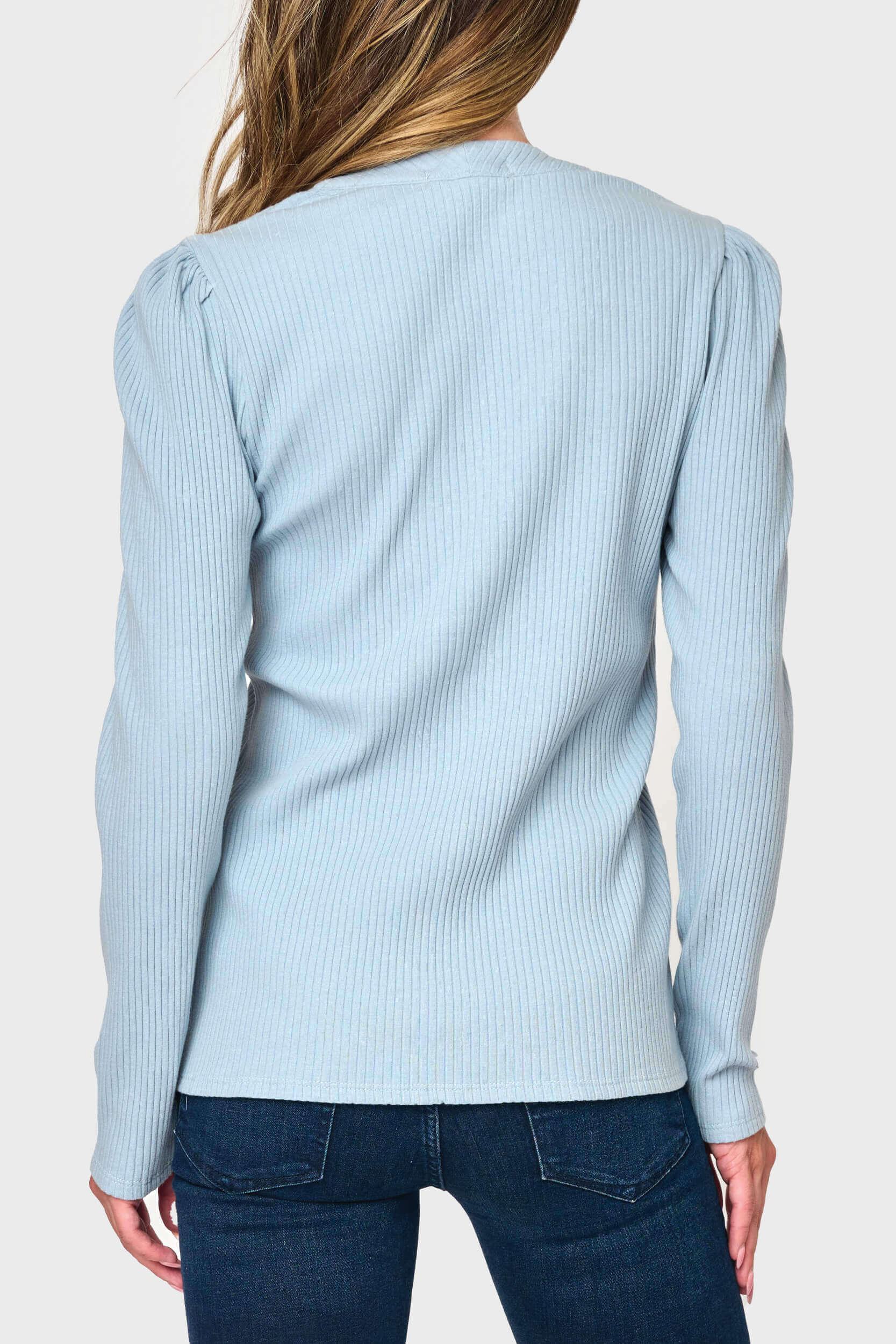 The Amelia Ribbed Henley | Milk & Baby