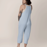 Charlie Maternity & Nursing Romper | French Blue | Milk & Baby