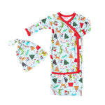 Crackling Christmas Gown & Hat | Milk & Baby