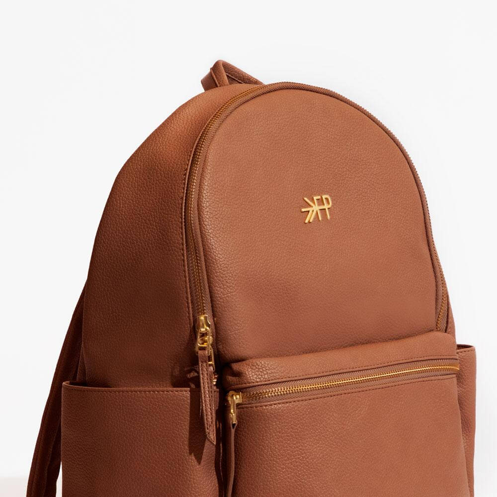 Cognac Classic City Backpack II | Milk & Baby
