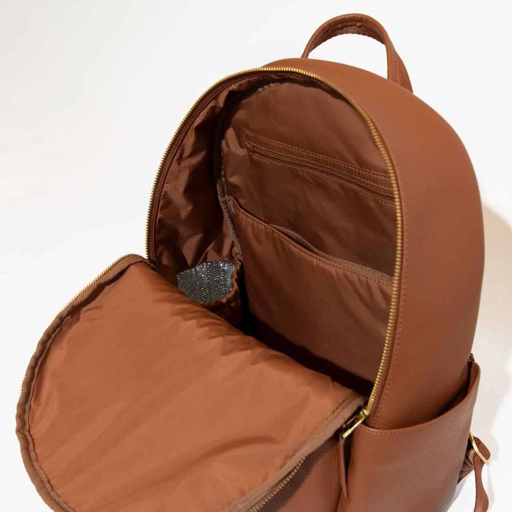 Cognac Classic City Backpack II | Milk & Baby