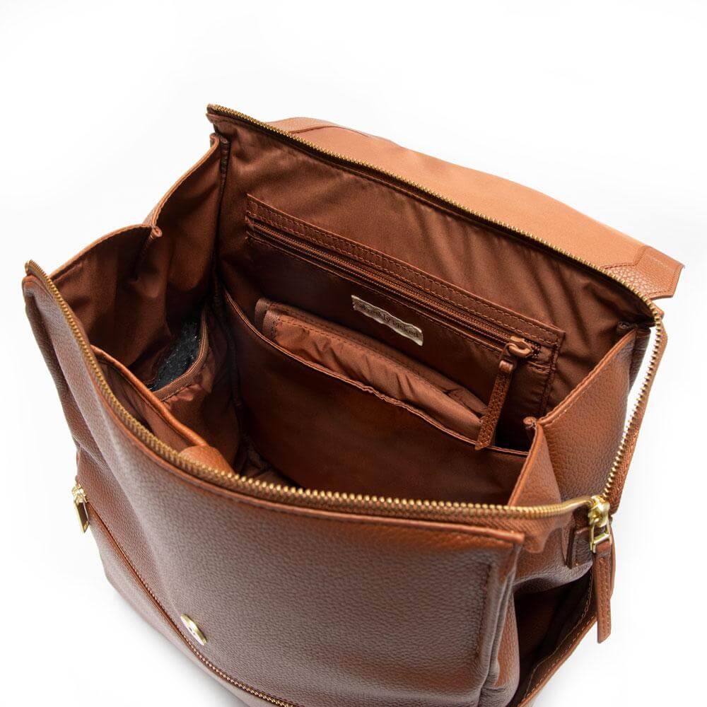 Cognac Classic Diaper Bag II | Milk & Baby