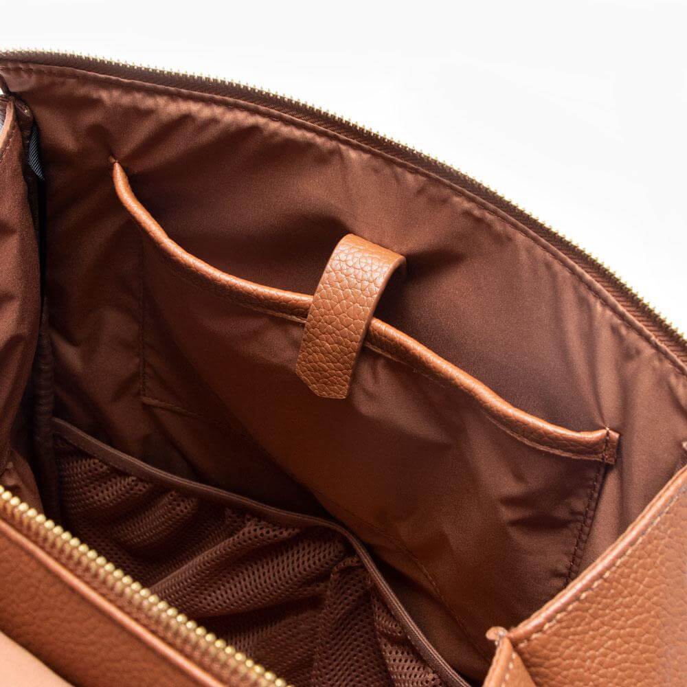 Cognac Classic Diaper Bag II | Milk & Baby
