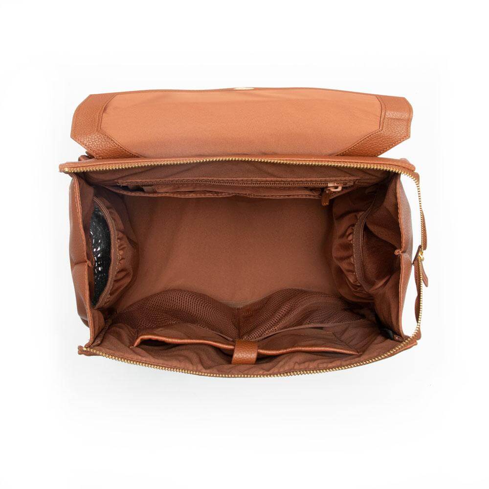 Cognac Classic Diaper Bag II | Milk & Baby