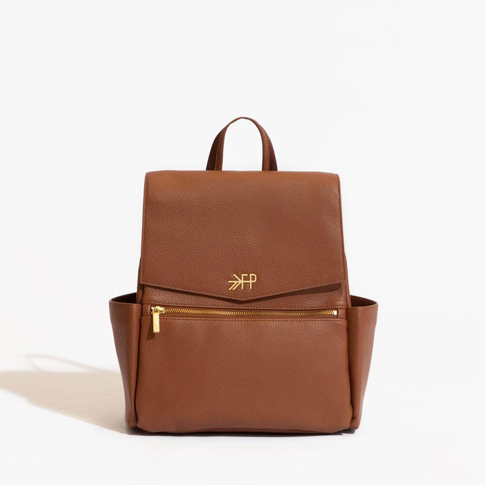 Cognac Mini Classic Bag II | Milk & Baby