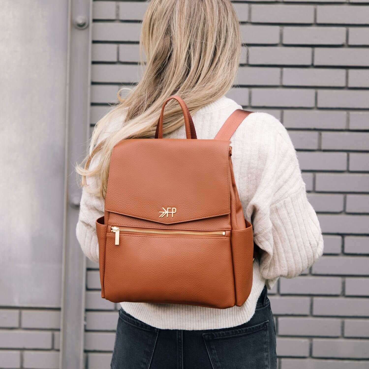 Cognac Mini Classic Bag II | Milk & Baby