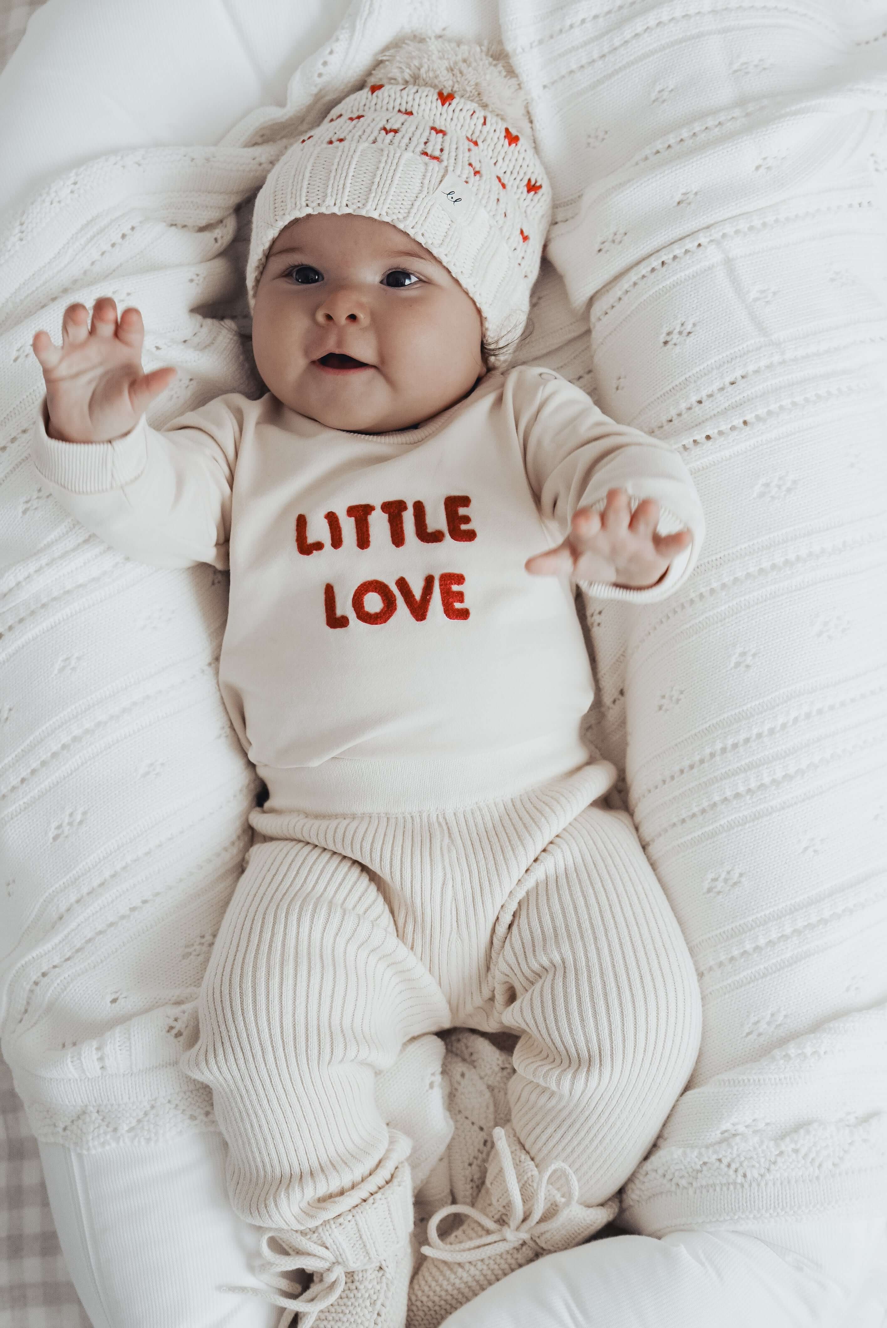 Luna + Luca Little Love Romper | Milk & Baby