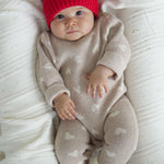 Luna + Luca Pom Beanie - Red | Milk & Baby