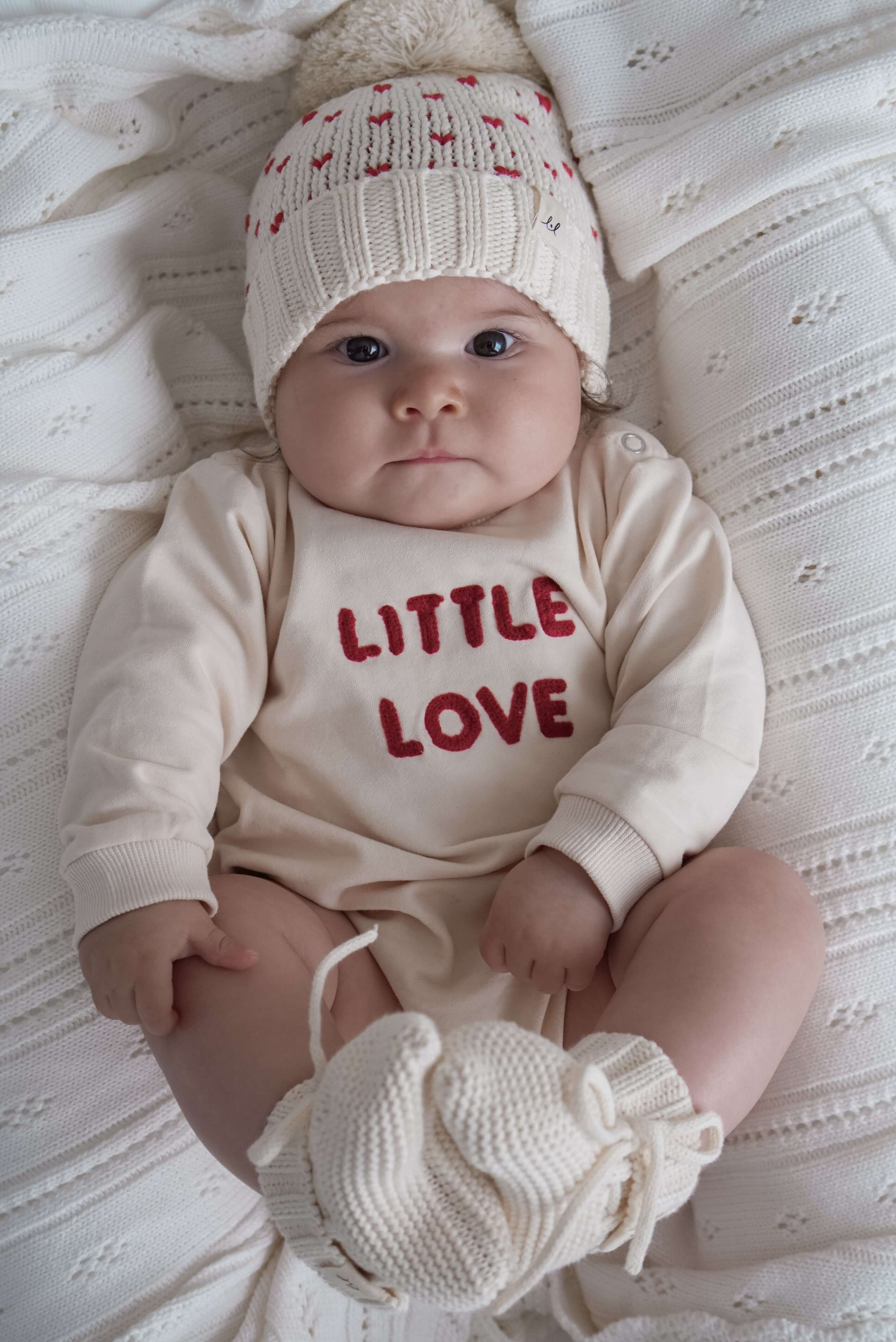 Luna + Luca Little Love Romper | Milk & Baby