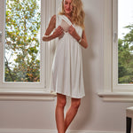 Sleep Well Maternity/Nursing Nightgown & Robe Set | Milk & Baby