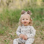 Floral Long Sleeve Button Romper | Milk & Baby