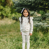 Cherry Ruffle French Terry Set | Milk & Baby