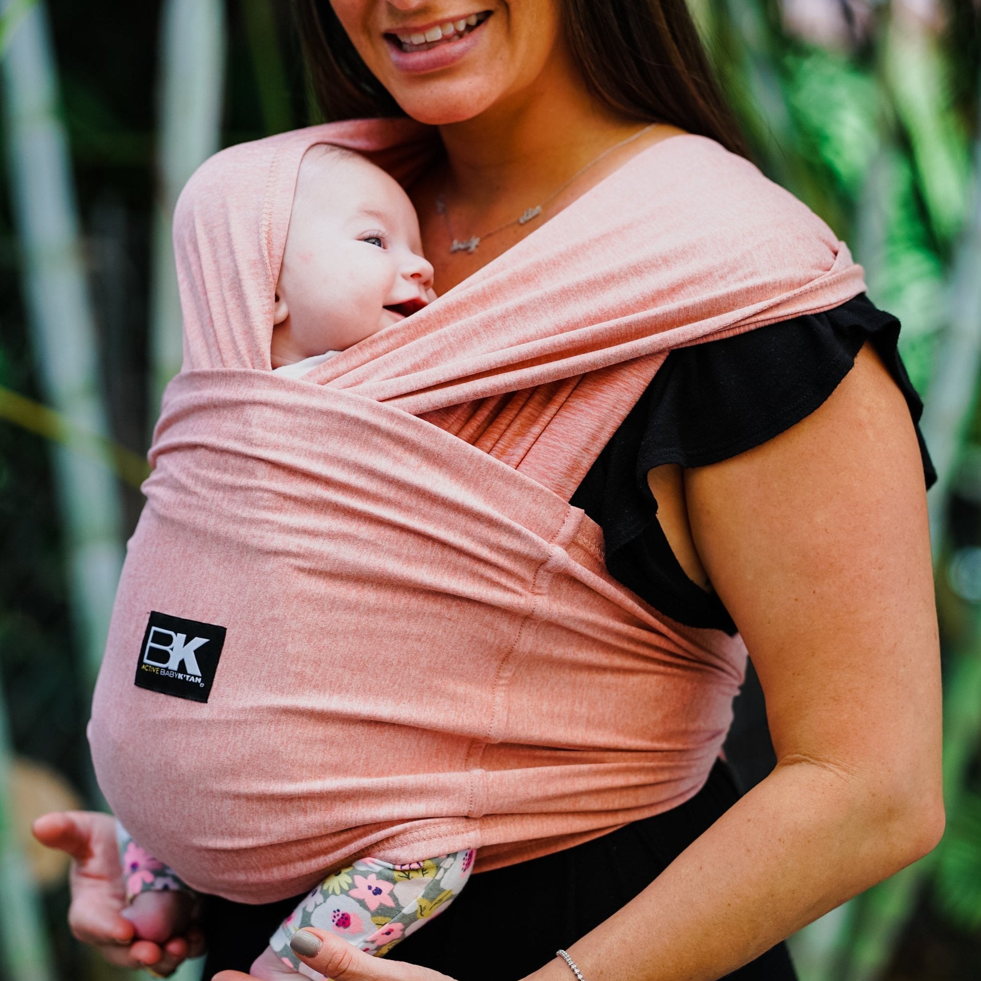 Baby K'tan Active Yoga Baby Carrier | Heather Coral | Milk & Baby