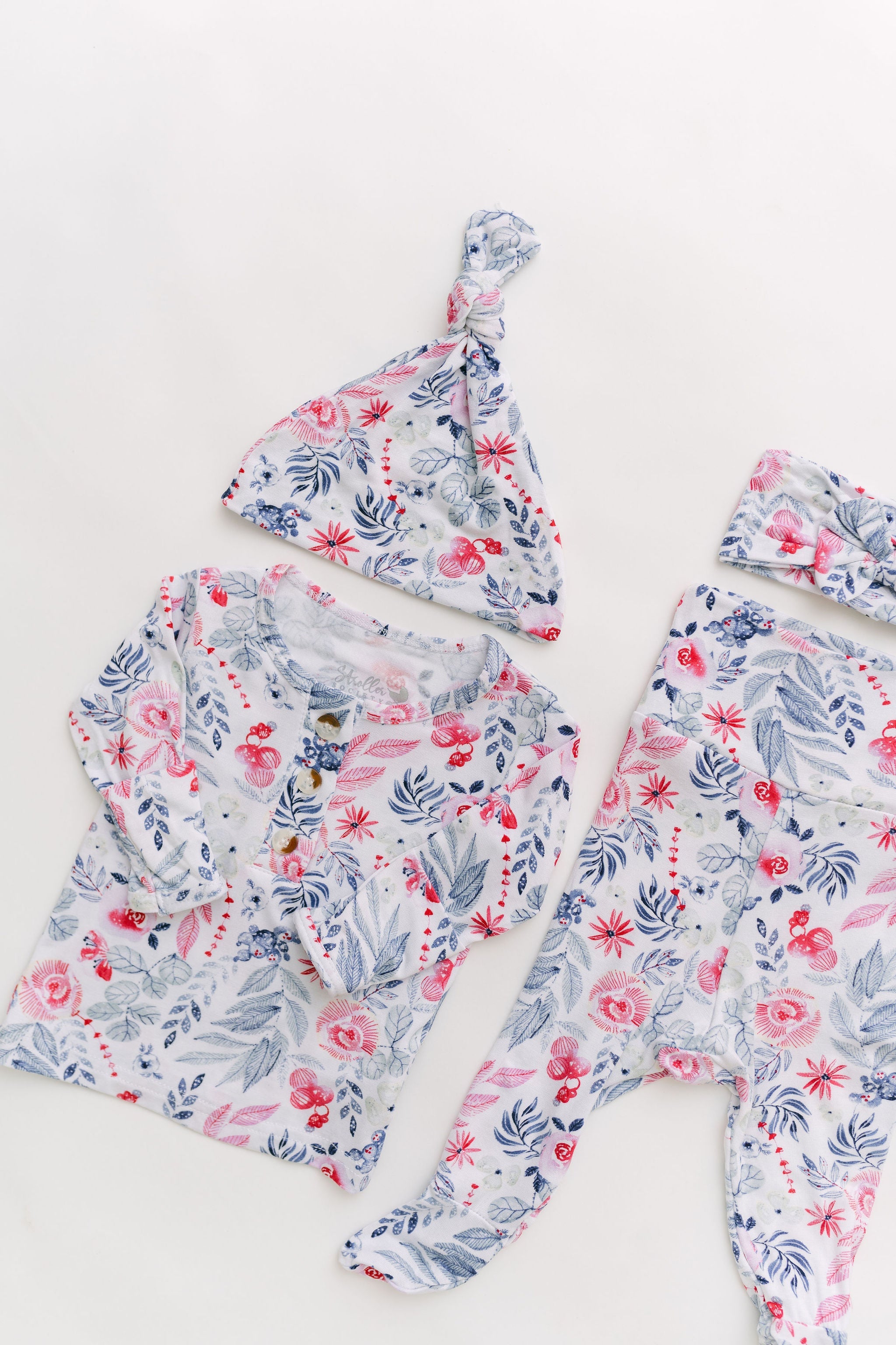 Aspen Outfit, Hat and Headband Set | Bloom | Milk & Baby