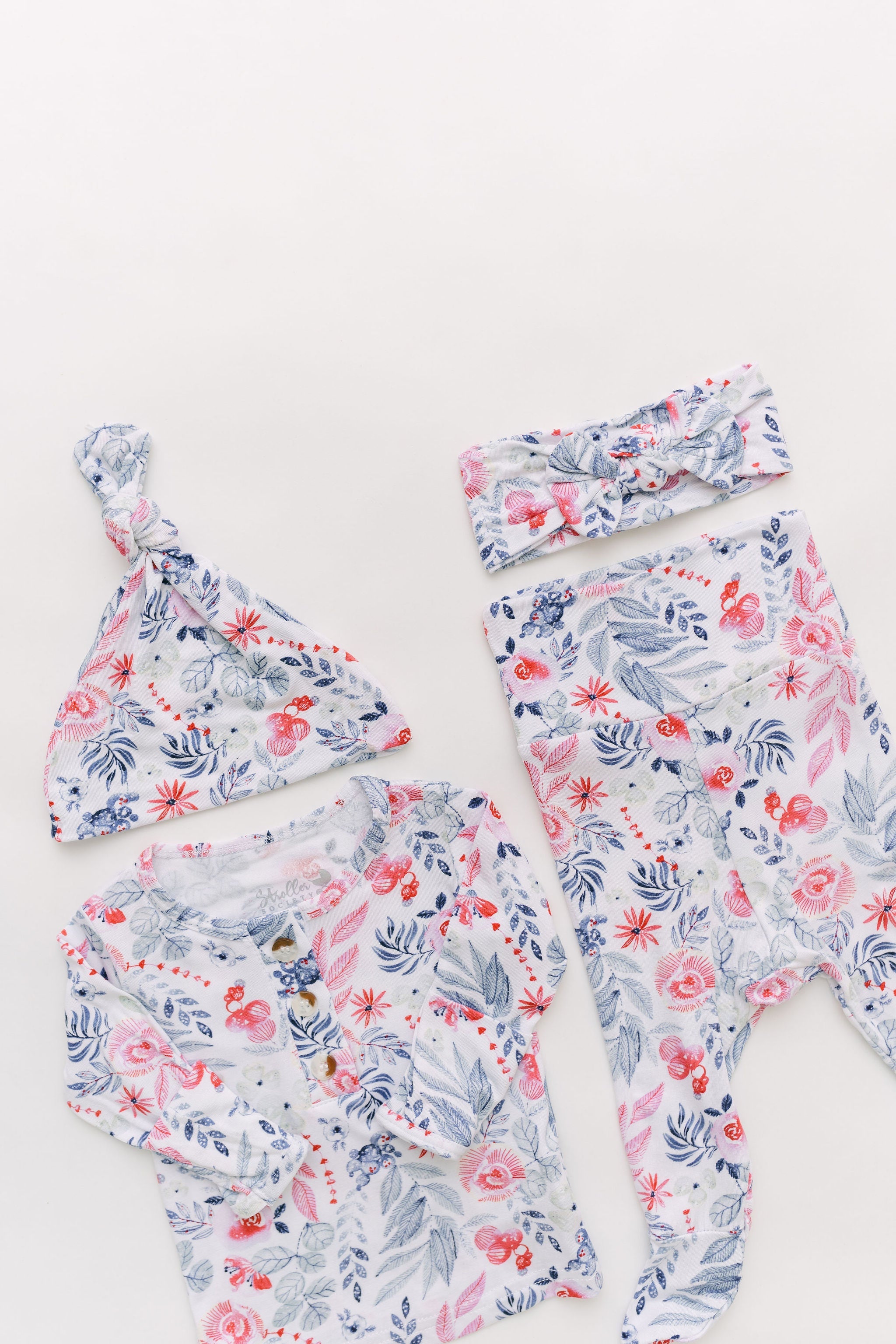 Aspen Outfit, Hat and Headband Set | Bloom | Milk & Baby