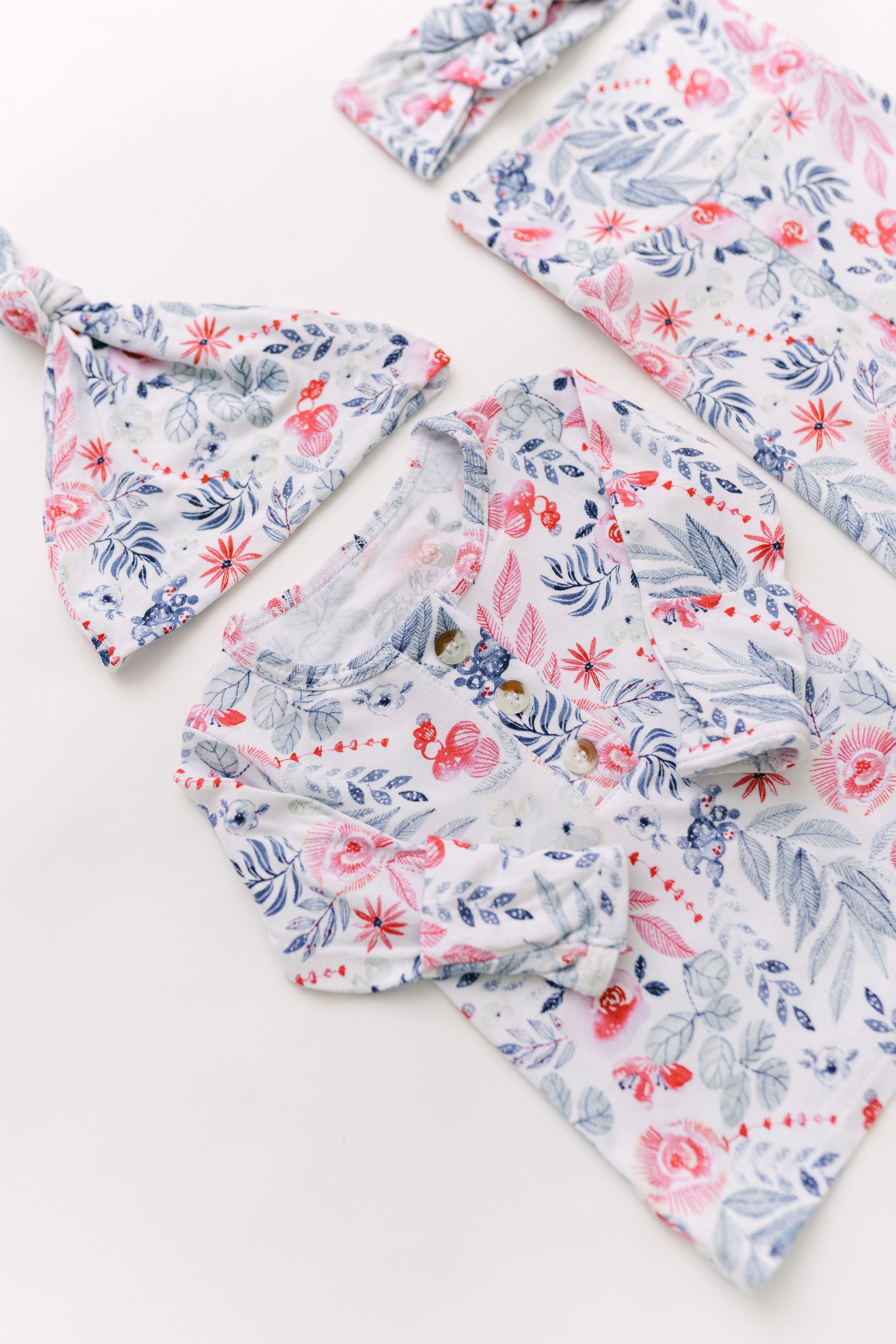 Aspen Outfit, Hat and Headband Set | Bloom | Milk & Baby
