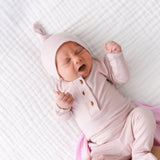 Aspen Outfit, Hat and Headband Set | Dusty Rose | Milk & Baby