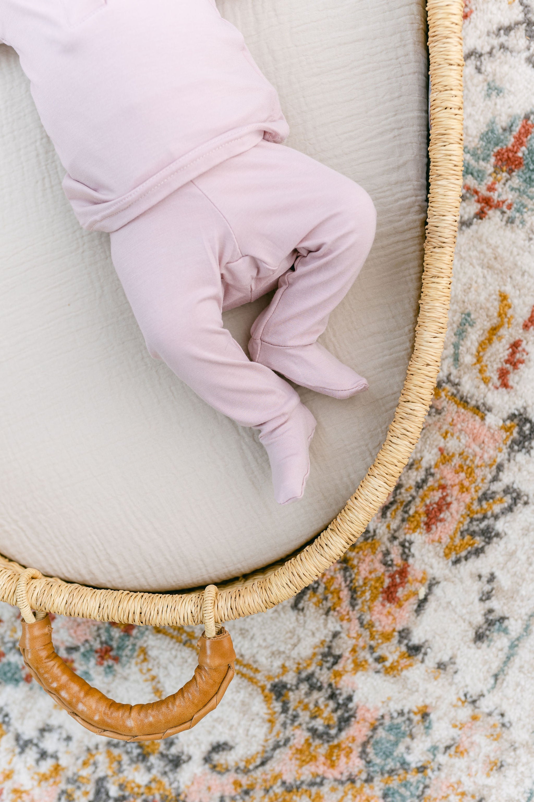 Aspen Outfit, Hat and Headband Set | Dusty Rose | Milk & Baby