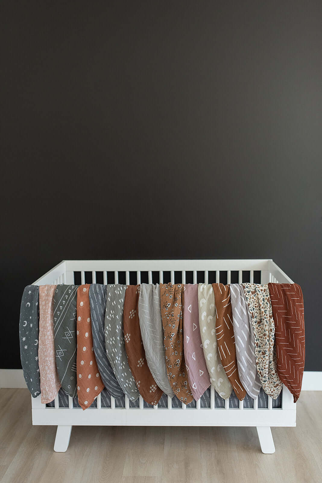 Harvest Floral Muslin Swaddle Blanket | Milk & Baby