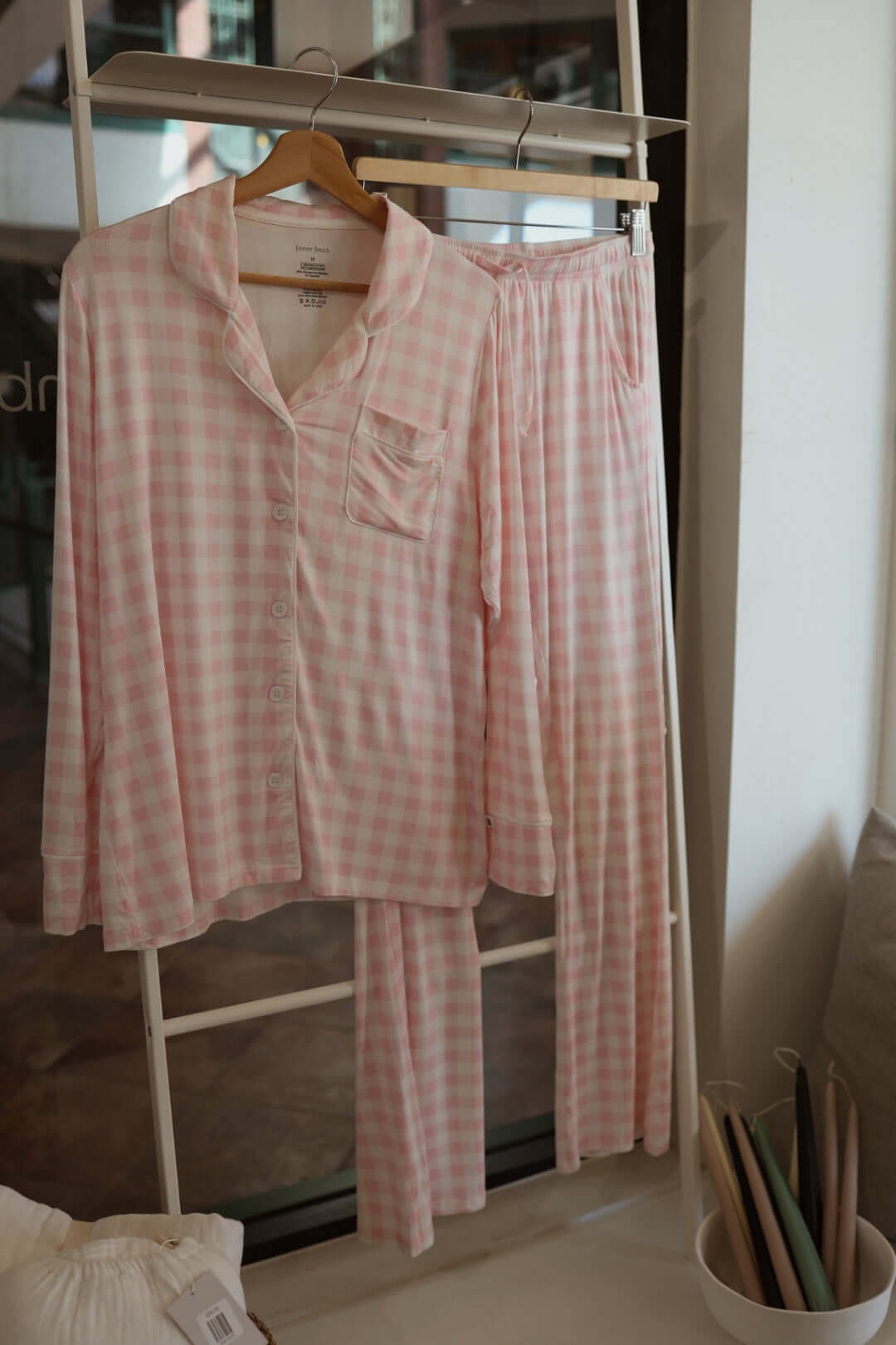 Pink Sugar | Long Sleeve Women's Bamboo Pajama | Milk & Baby