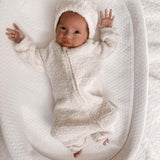 Luna + Luca Baby Bear Jumpsuit | Cozy Teddy | Milk & Baby