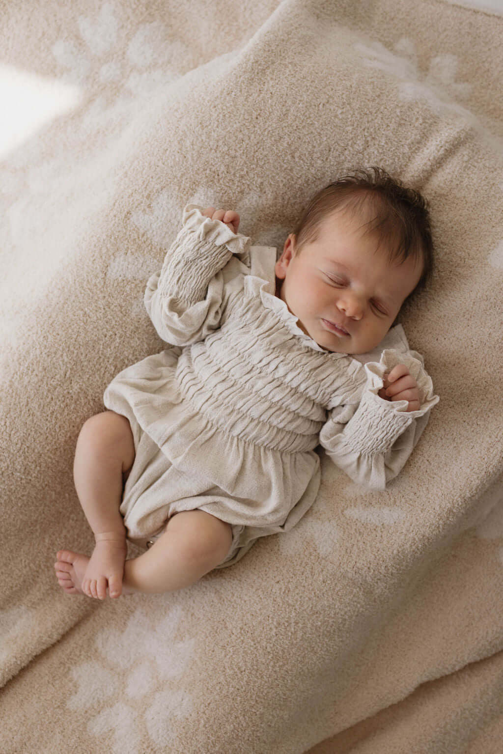 Linen Romper | Flax | Milk & Baby