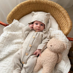 Bear Cub Jumpsuit | Natural | Milk & Baby