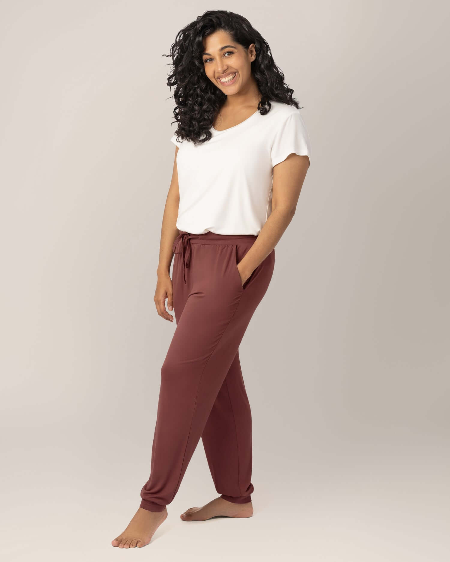 Everyday Lounge Jogger | Redwood | Milk & Baby