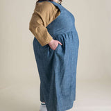 Backyard Jumpsuit in Indigo Chambray | Milk & Baby
