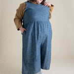 Backyard Jumpsuit in Indigo Chambray | Milk & Baby
