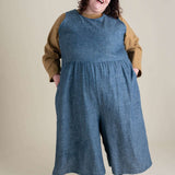 Backyard Jumpsuit in Indigo Chambray | Milk & Baby
