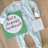 Golf Zip Baby Onesie | Milk & Baby