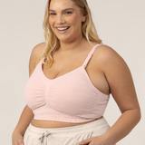 Sublime® Hands-Free Pumping & Nursing Bra | Pink Heather
