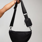 BLACK CROSSBODY BAG | Milk & Baby