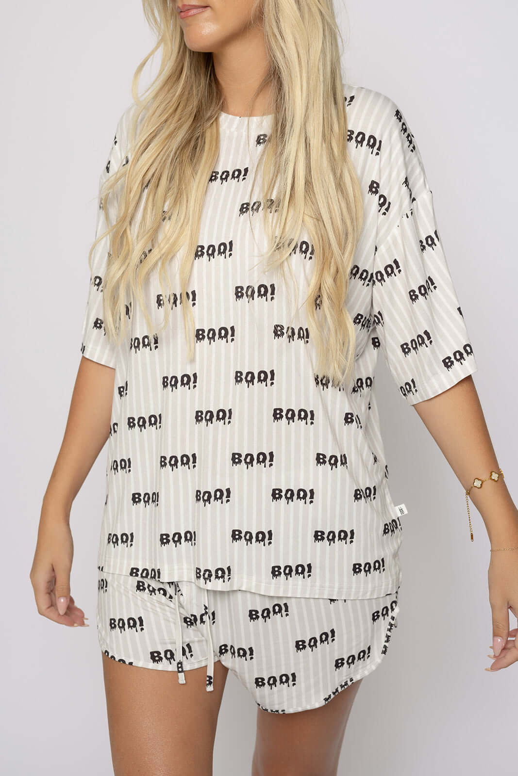 Boo! | Women's Bamboo Short Set | Milk & Baby