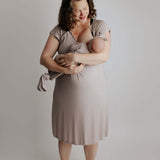 Harbor Mist Maternity Mommy Labor & Delivery Gown | Milk & Baby
