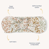 Organic Headwrap - Gardenia | Milk & Baby