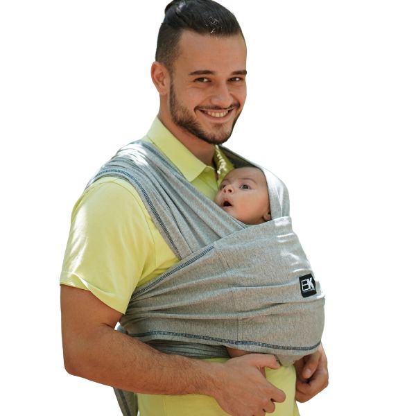 Baby K'tan Original Baby Carrier | Heather Grey | Milk & Baby