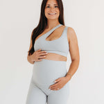 AXK CORE Cross Body Nursing Bra Light Gray | Milk & Baby