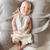 Luna + Luca Pointelle Summer Set - Cream | Milk & Baby