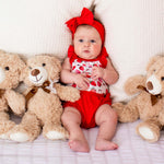 Strawberry Fields Ruffle Bloomer Set | Milk & Baby