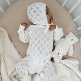 Bring Me Home Diamond Pointelle Bundle | White | Milk & Baby