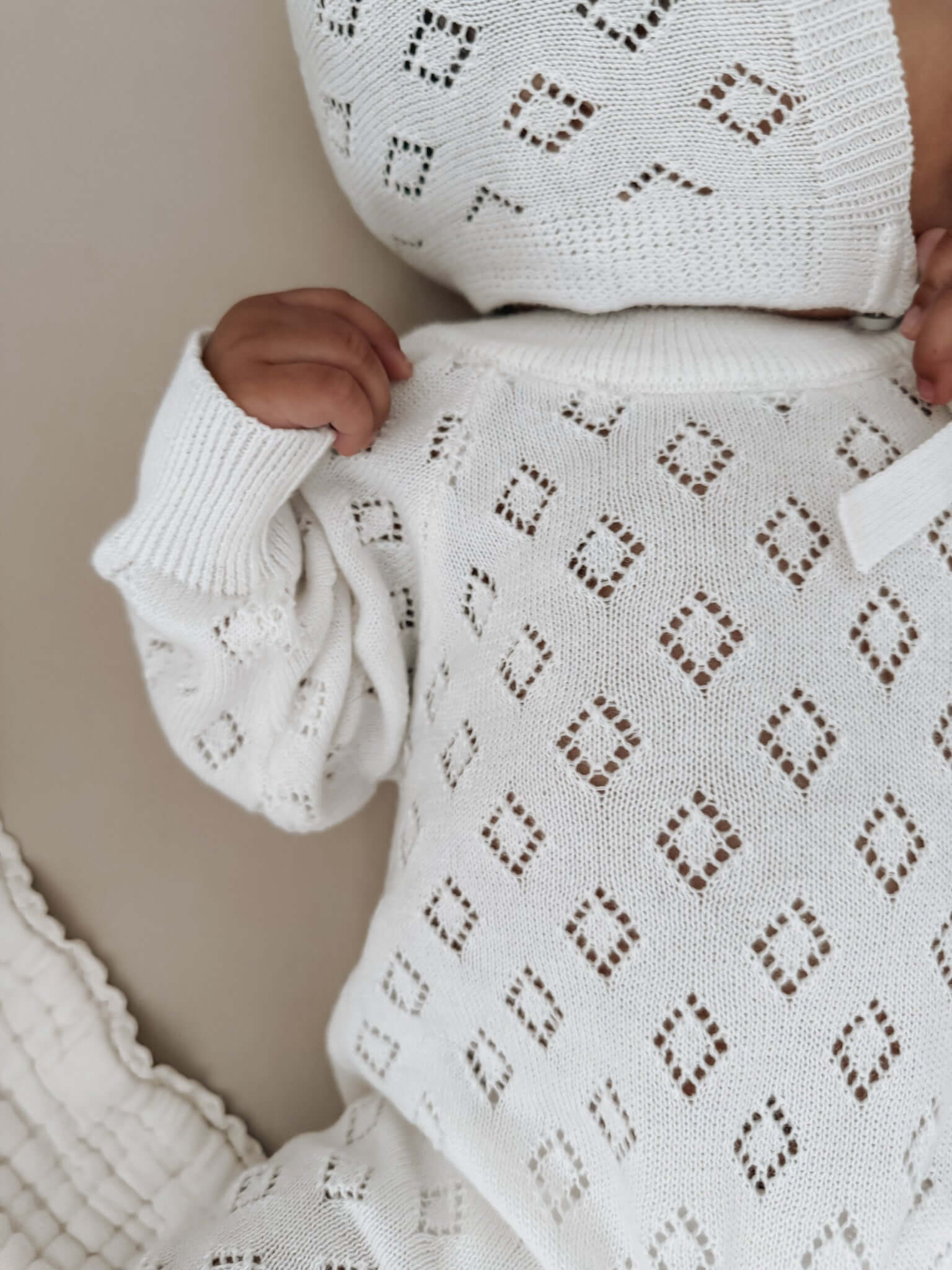 Bring Me Home Diamond Pointelle Bundle | White | Milk & Baby